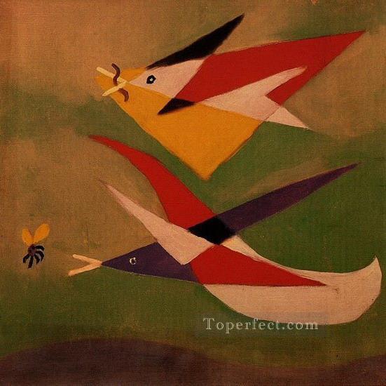 Dos golondrinas 1932 cubismo Pablo Picasso Pintura al óleo